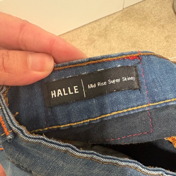 True Religion Dark Blue Straight Leg Jeans - Picture 6 of 7